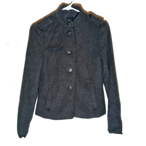 Gap Dark Grey Wool Blend Jacket - Picture 1 of 11